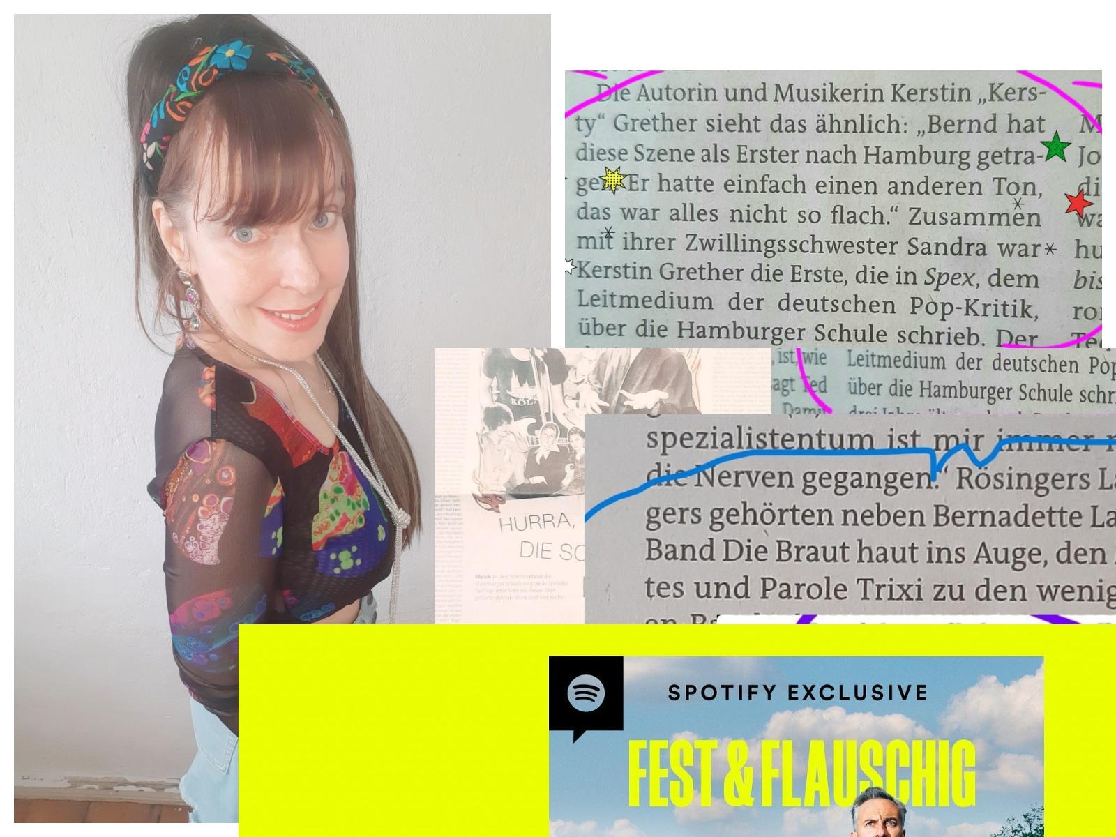 "Hamburger Schule Gate" beim Fest & Flauschig Podcast von Schulz & Böhmermann Ich brauche eine